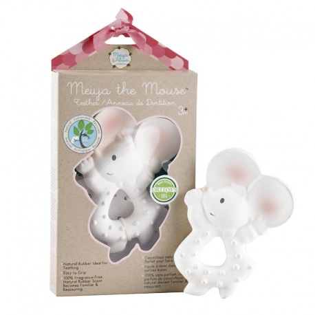 Gryzak z organicznego kauczuku Hevea Meiya Mouse BBTB