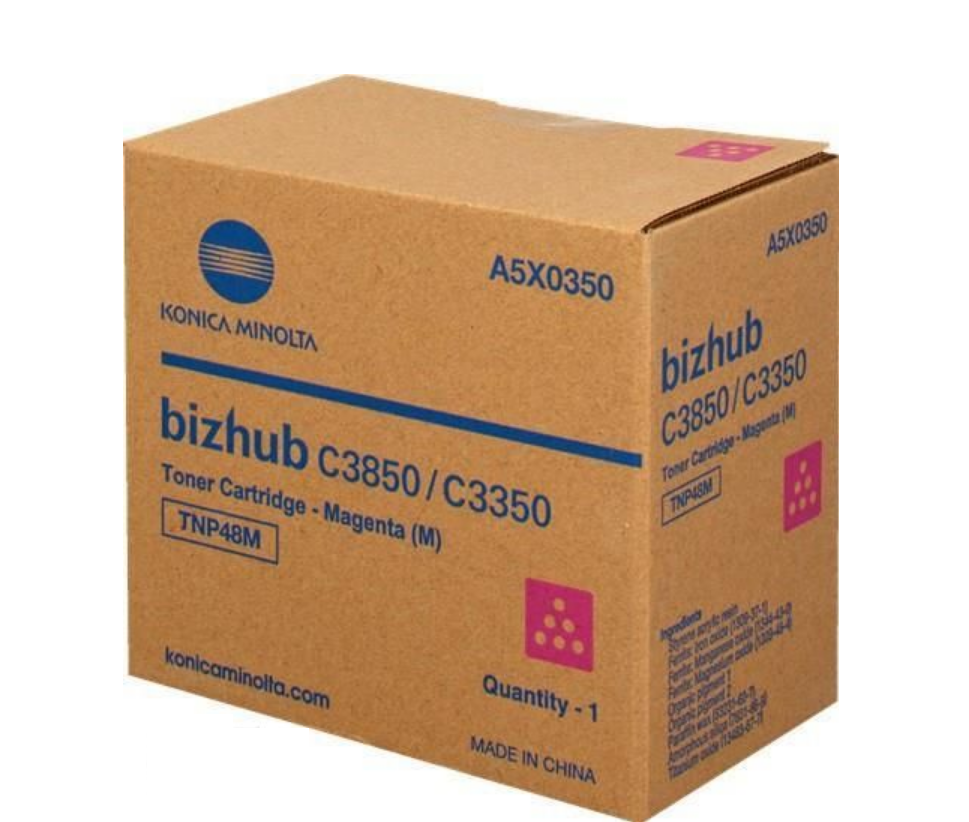 Toner Konica Minolta A5X0350 (TNP-48M), 10000 stron, magenta (purpurowy)