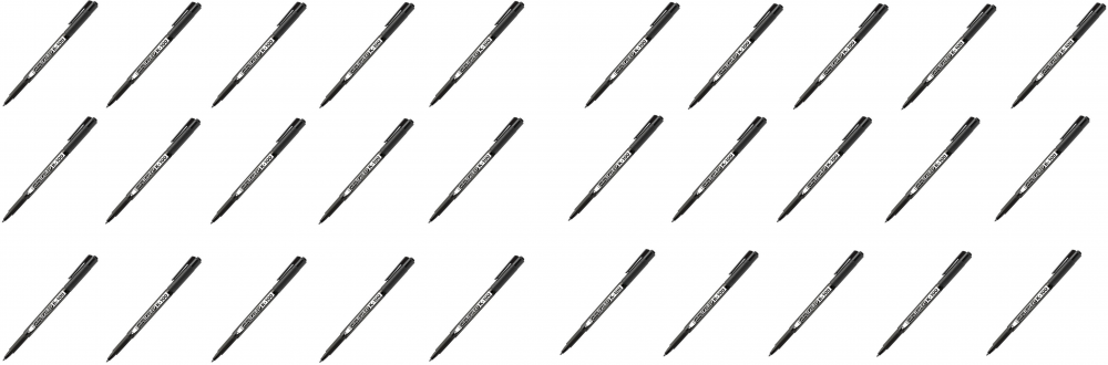 100x Foliopis Kamet K-100, 0.8-1.2mm, czarny