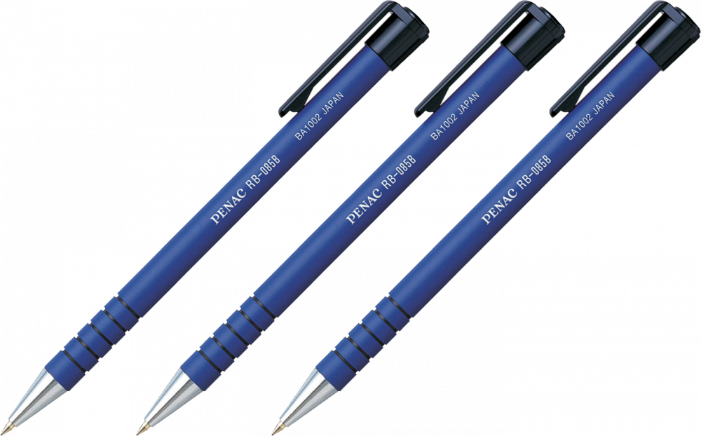3x Długopis automatyczny Penac, RB085, 0.7mm, niebieski