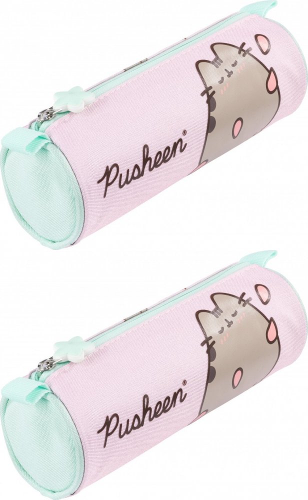 2x Piórnik Pusheen Pink, tuba, bez wyposażenia