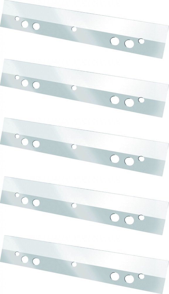 5x Listwa samoprzylepna Q-Connect, A5, 125mm, 50 sztuk, przezroczysty