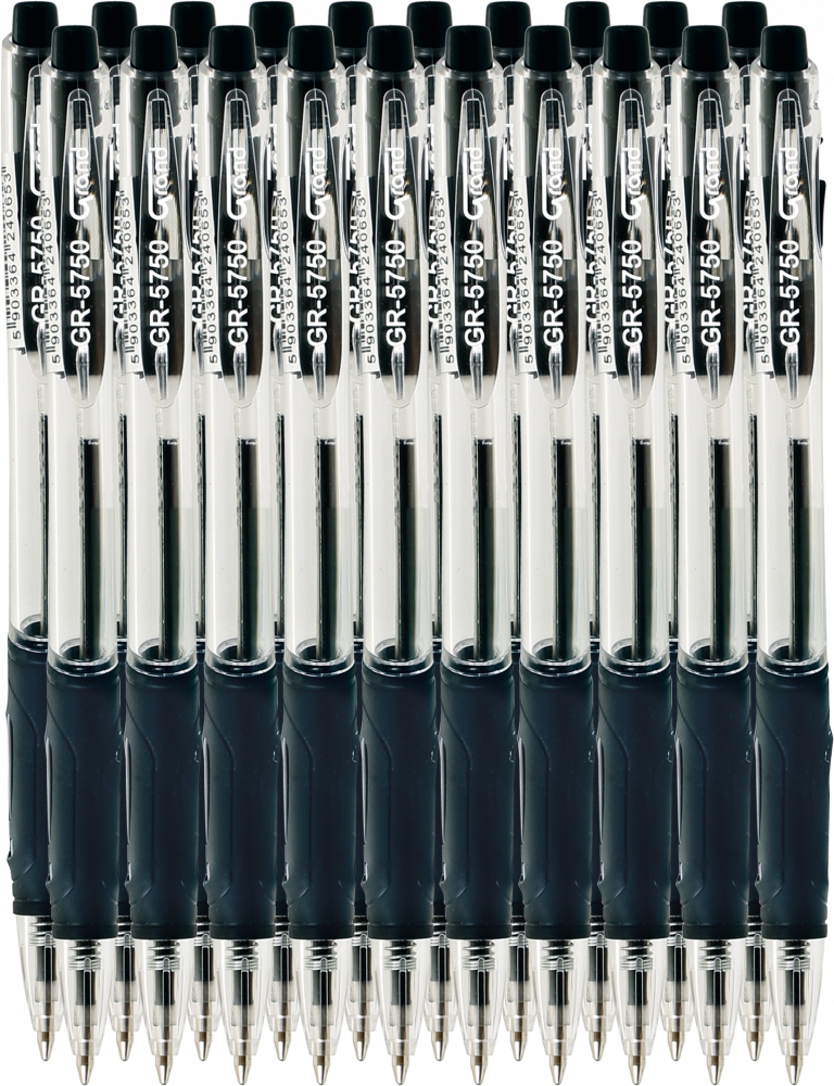 20x Długopis automatyczny Grand GR-5750, 0.7mm, czarny