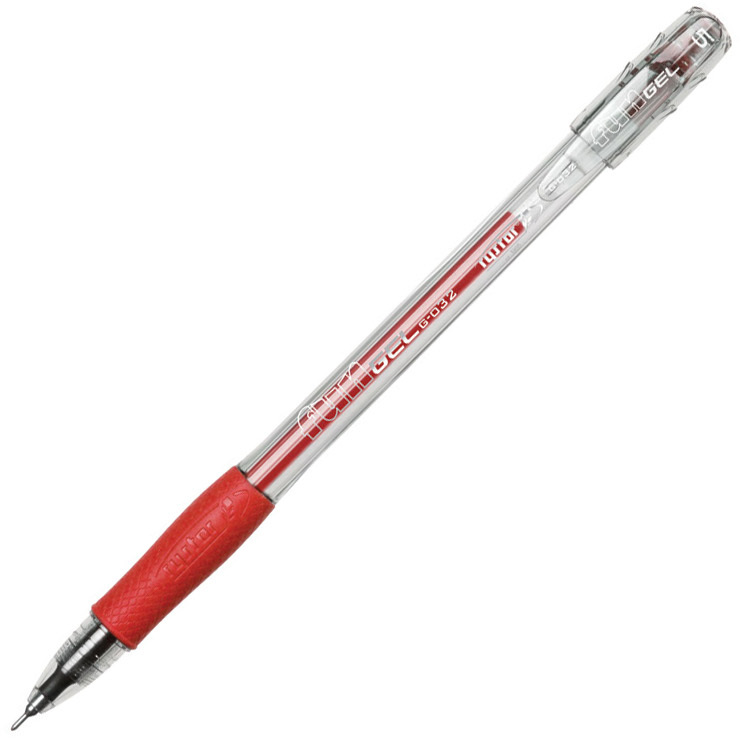 Długopis żelowy Rystor, Fun Gel G-032, 0.5mm, czerwony
