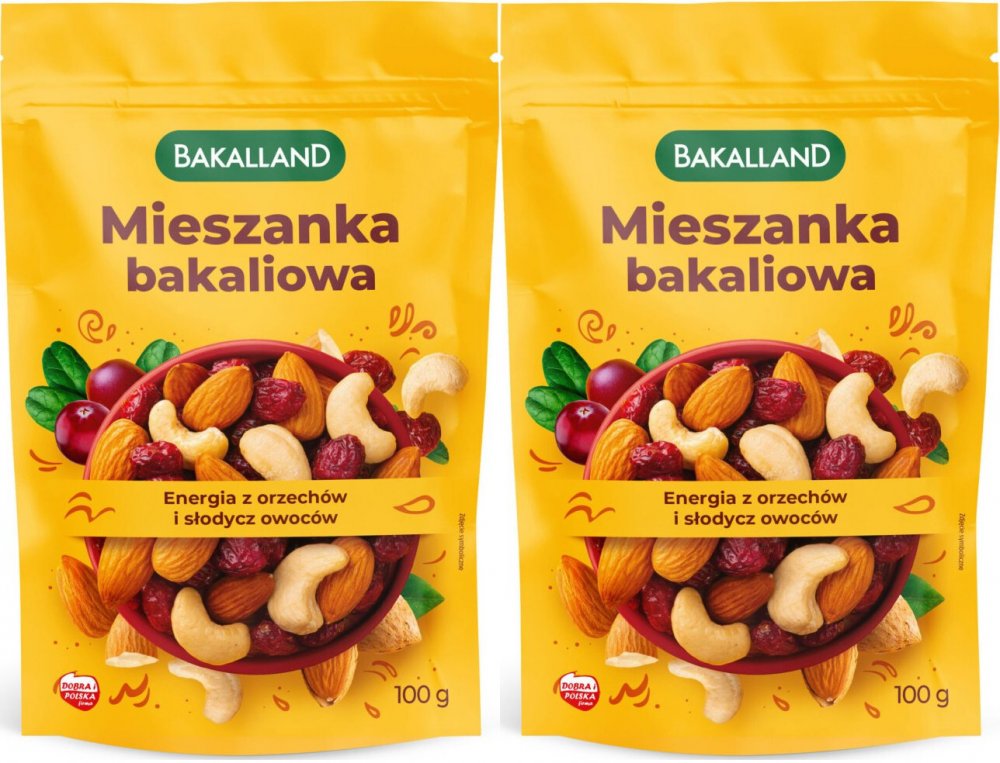 2x Mieszanka bakaliowa Bakalland, 100g