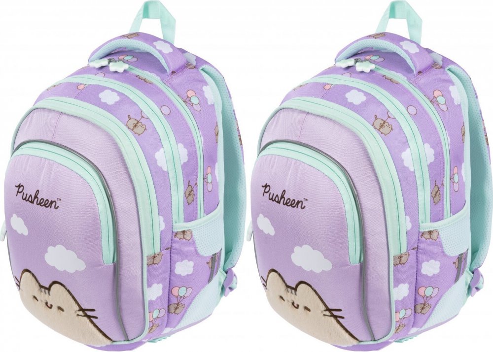 2x Plecak Pusheen Violet BPL58, czterokomorowy, 22l, 40x28x18cm