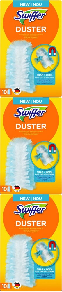 3x Wkład wymienny do miotełek Swiffer Duster, do kurzu, 10 sztuk