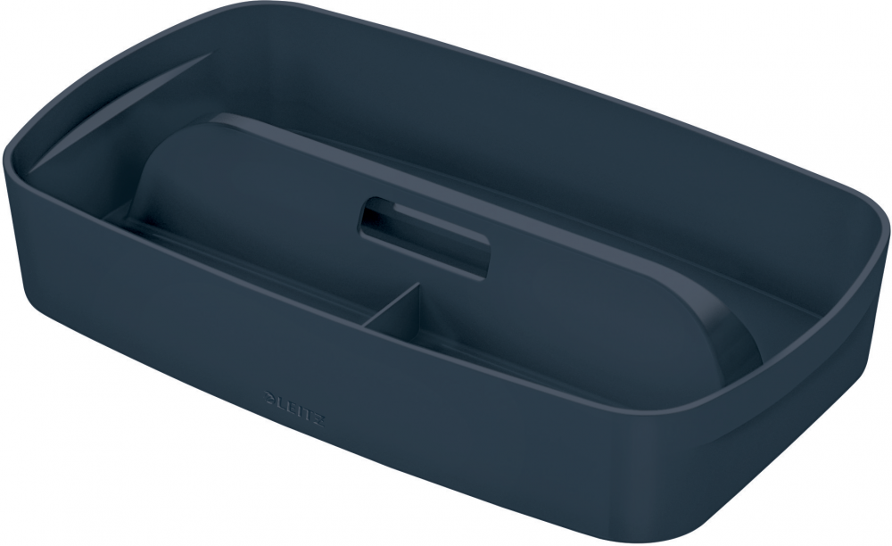 Pojemnik z uchwytem Leitz MyBox Cosy, mały, 307x56x181mm, szary