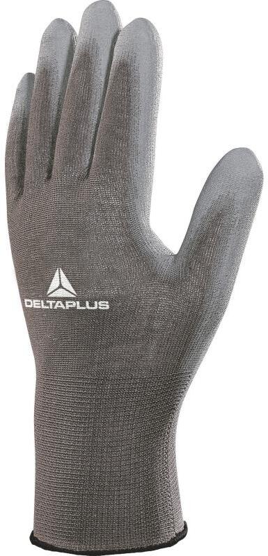 Rękawice robocze Delta Plus VE702PG, powlekane, rozmiar 11, szary