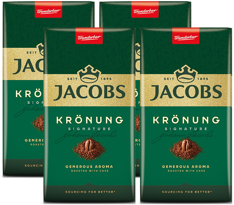 4x Kawa mielona Jacobs Kronung, 500g