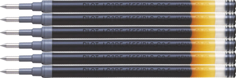 6x Wkład do pióra żelowego Pilot, G2, 0.5mm, niebieski