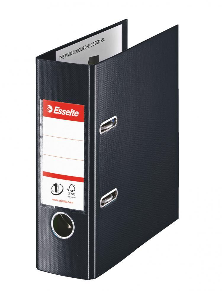 Segregator A5 Esselte No.1 Power, 75mm, do 500 kartek czarny
