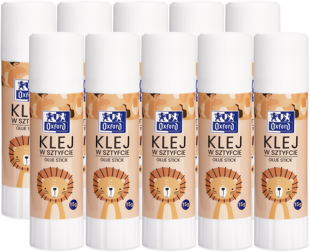 10x Klej w sztyfcie Oxford Kids, 15g
