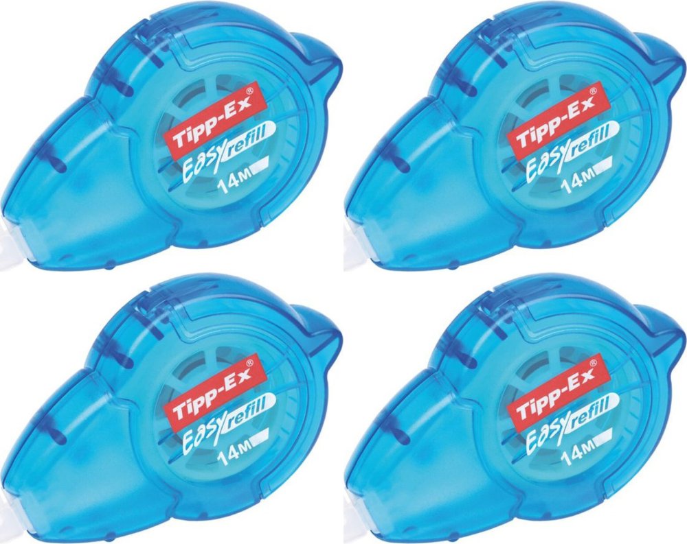4x Korektor w taśmie z wymienną kasetą Tipp-Ex, Easy Refill, 5mmx14m