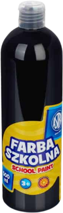 Farba plakatowa Astra, 500ml, czarny