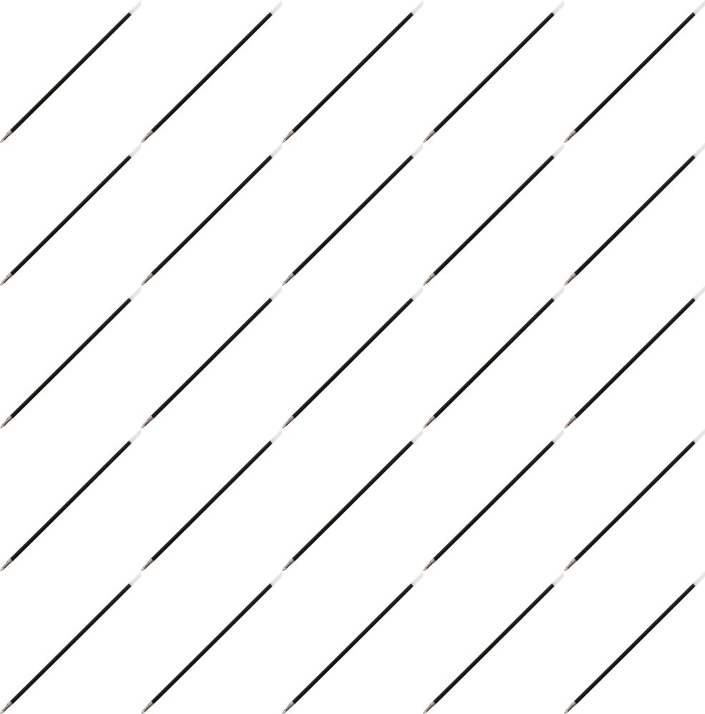 25x Wkład LE008 D.Rect, do długopisu 980A/9900, 1.0mm, niebieski