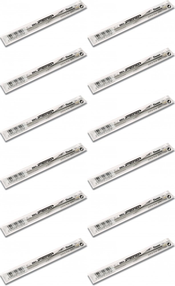 12x Wkład wymienny Pentel BKL77, 0.7mm, czarny
