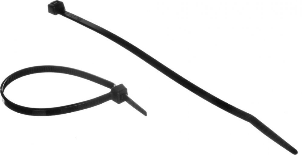 Opaska zaciskowa Erko, 4.8x200mm, 100 sztuk, czarny