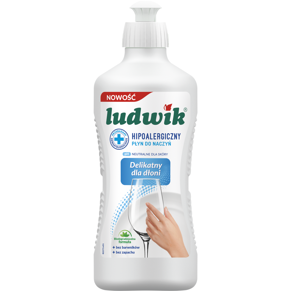 Płyn do naczyń Ludwik, hipoalergiczny, 900g