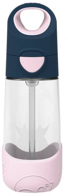 Bidon na wodę B.Box, ze słomką, tritan, 450ml, Indigo Rose