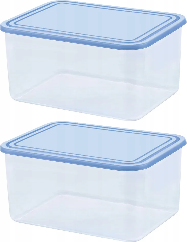 2x Pojemnik na żywność Curver, 4l, transparentny