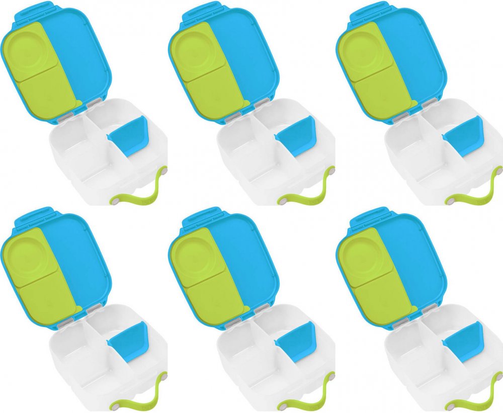 6x Mini lunchbox B.Box, 1l, Ocean Breeze