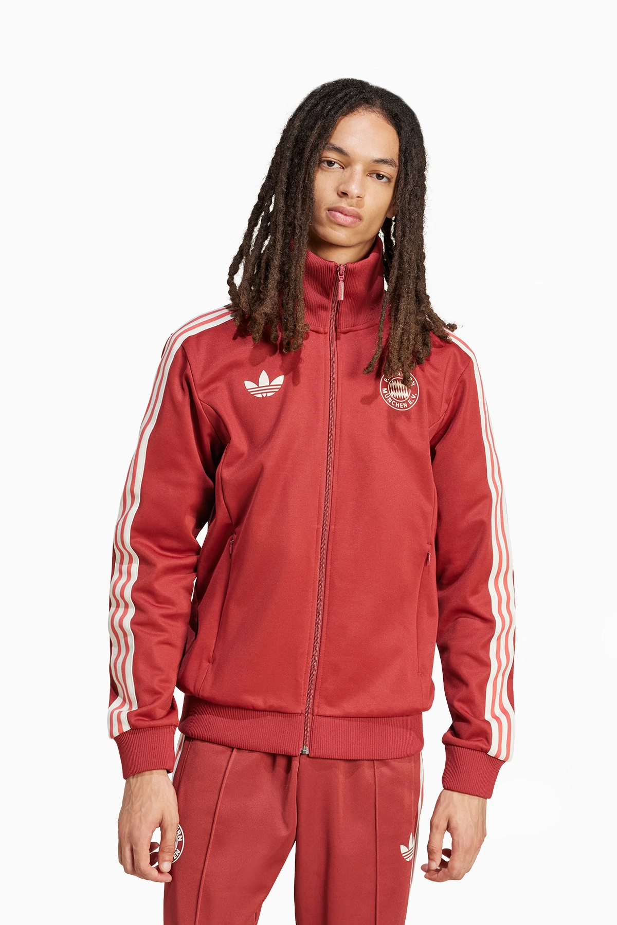 Bluza adidas FC Bayern 24/25 Originals Track Top - Czerwony