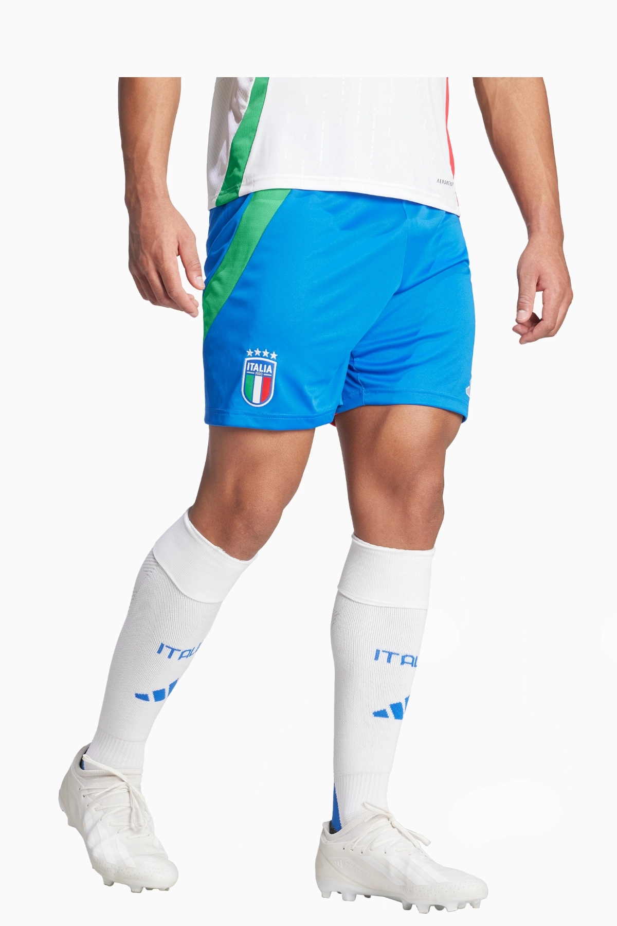 Spodenki Reprezentacji Włoch adidas 2024 Wyjazdowe - Niebieski