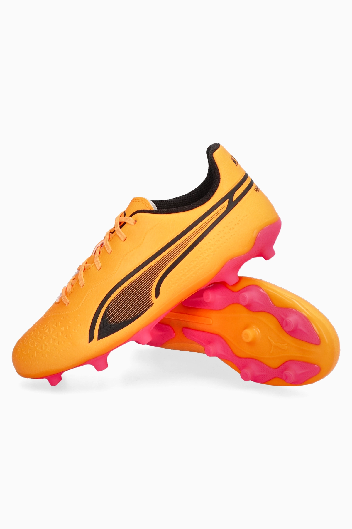 Korki Puma King Match FG/AG Junior - Pomarańczowy