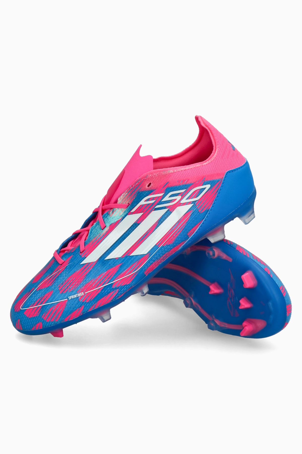 Korki adidas F50 Pro FG Junior - Niebieski