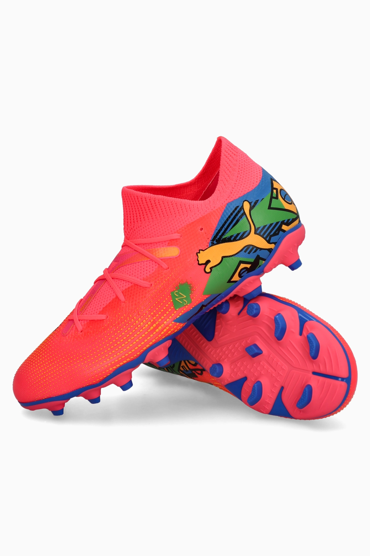 Korki Puma Future 7 Match NJR FG/AG Junior - Czerwony