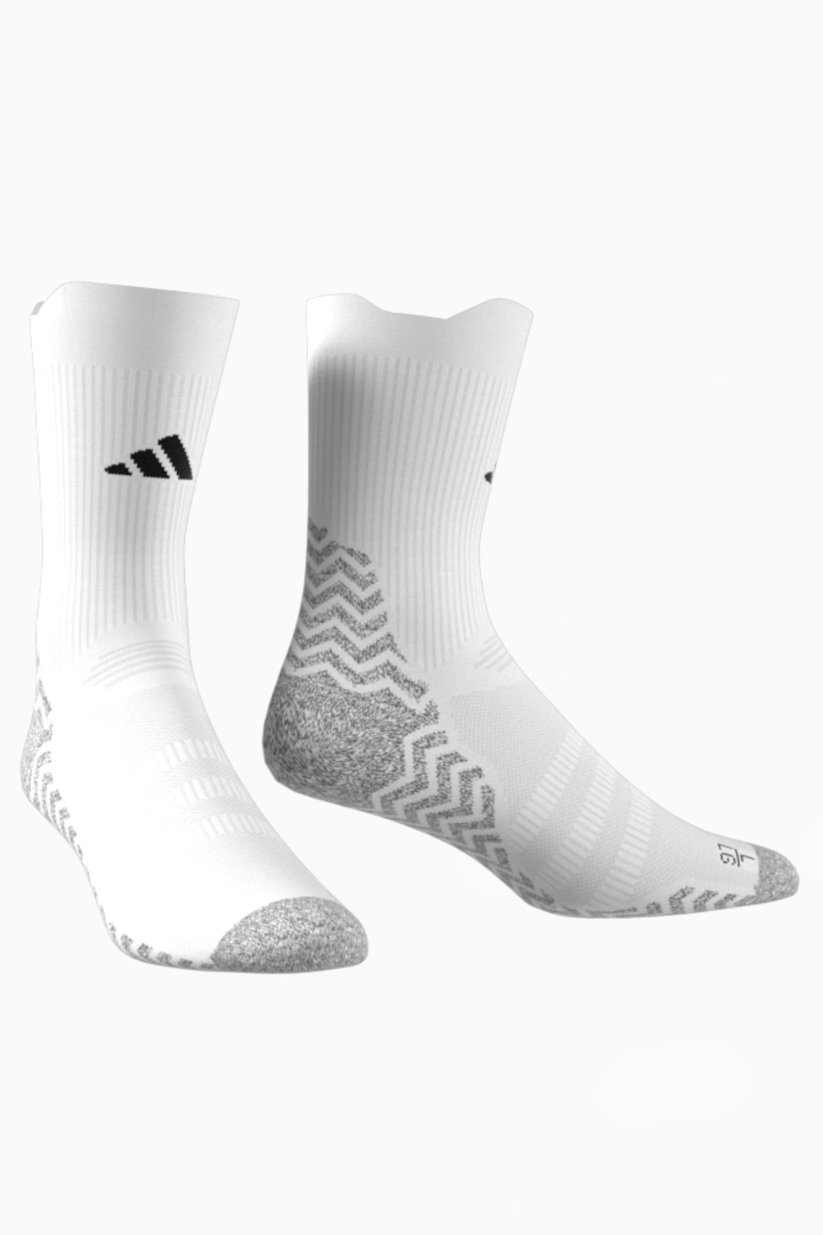 Skarpety adidas Football Grip Knitted Crew Cushioned Performance - Biały