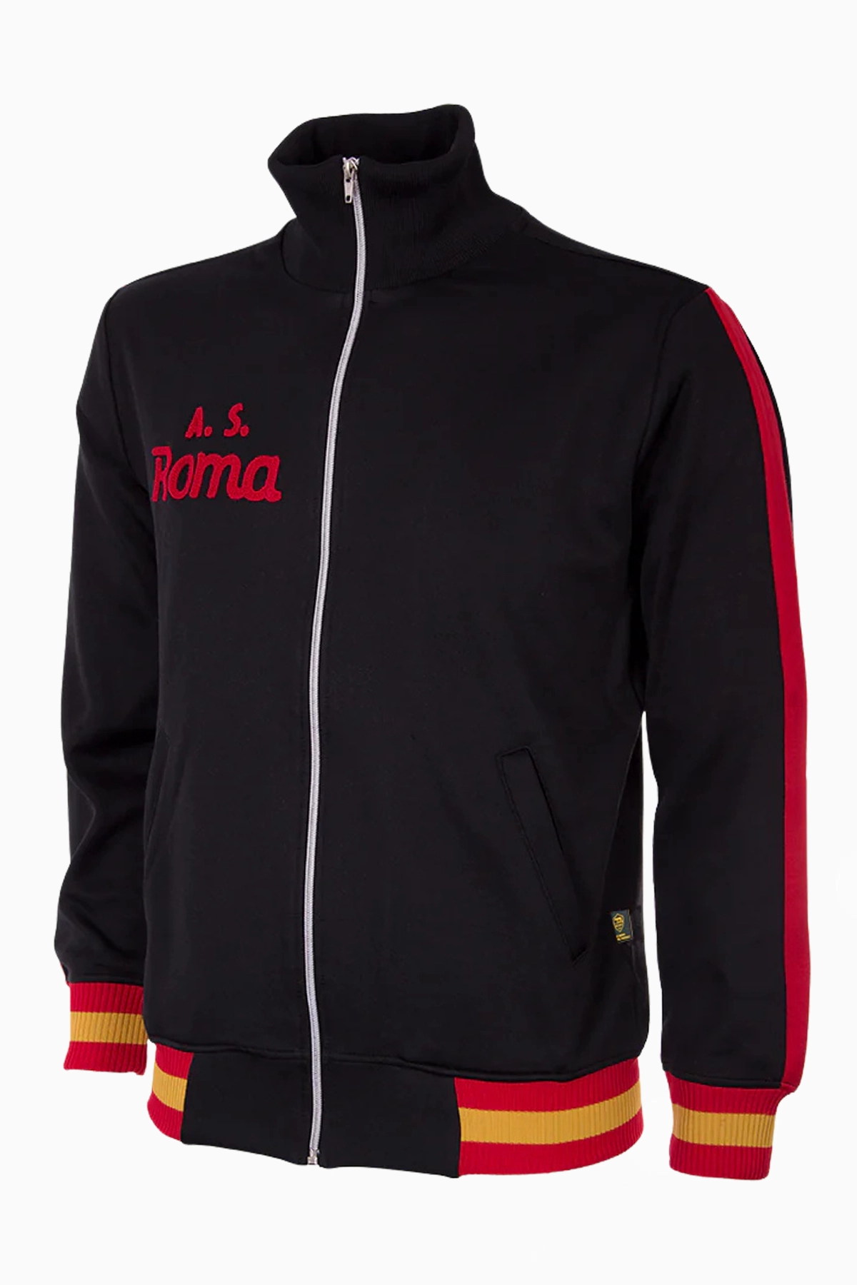 Bluza Retro COPA AS Roma 1977 - 78 - Czarny