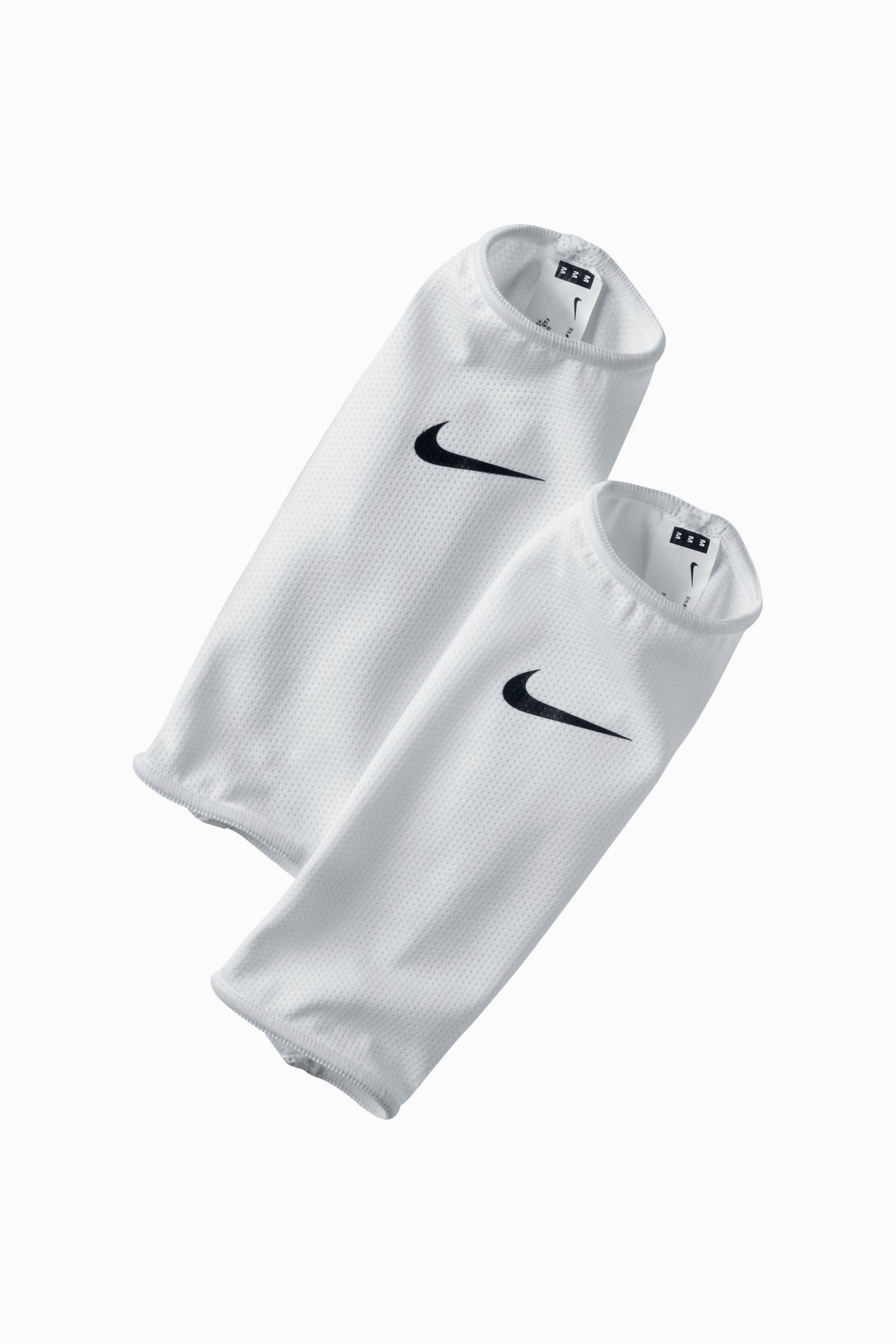 Rękawy do ochraniaczy Nike Guard Lock Sleeves - Biały
