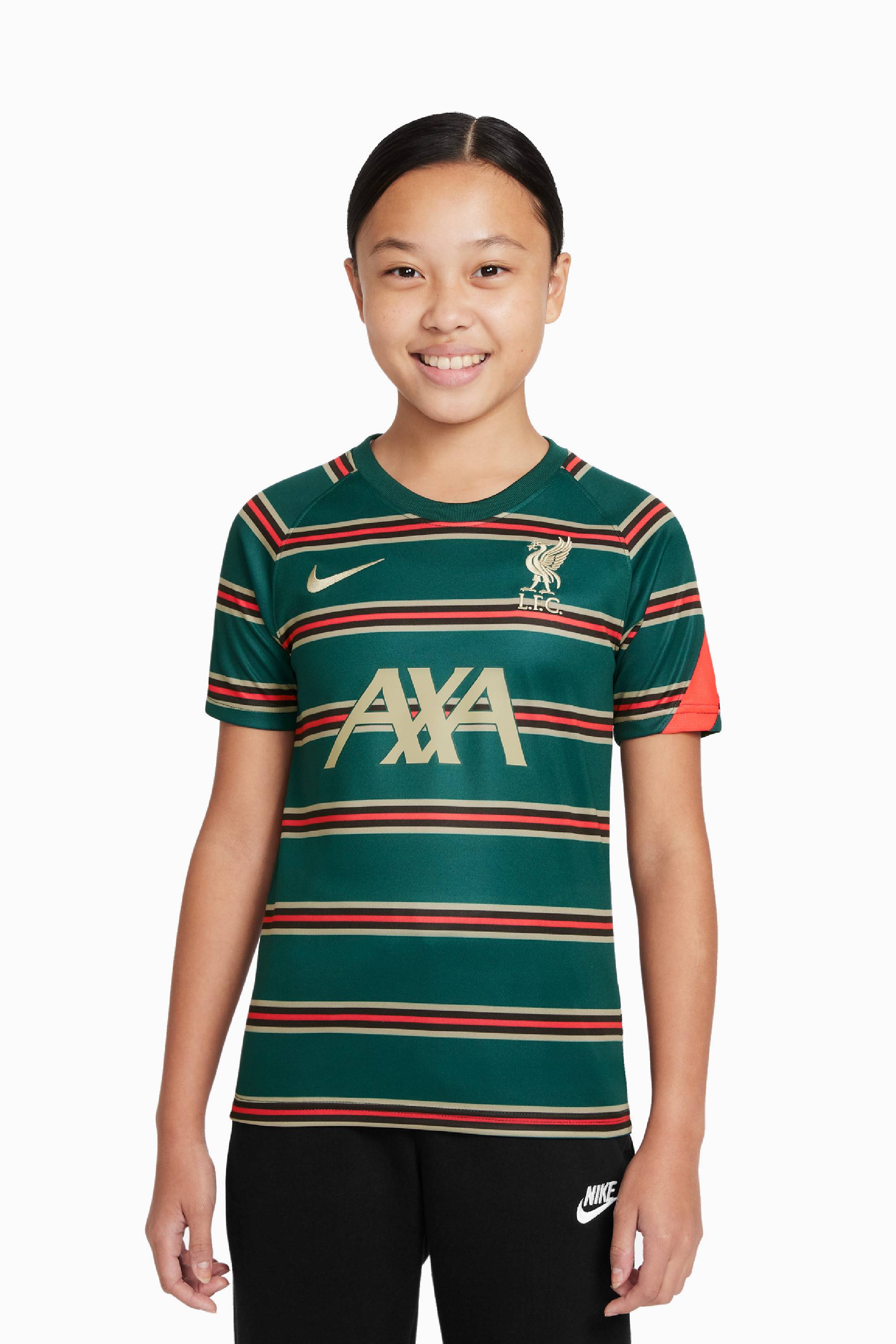 Koszulka Nike Liverpool FC 21/22 Breathe Top PM Junior - Zielony