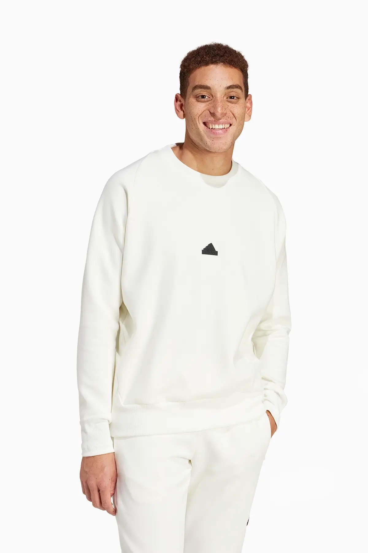 Bluza adidas Z.N.E. Premium Crew - Biały
