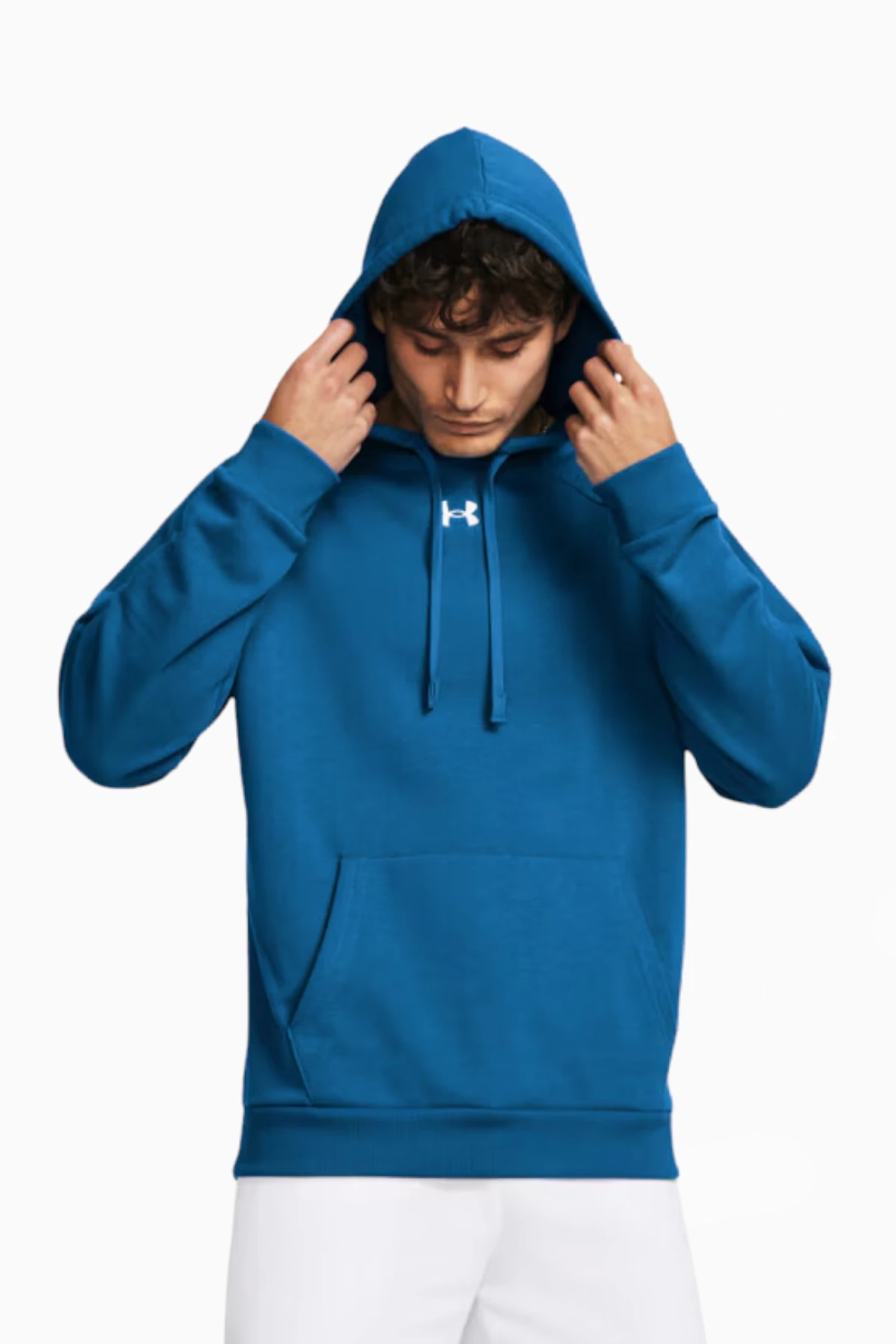 Bluza z kapturem Under Armour Rival Fleece - Niebieski