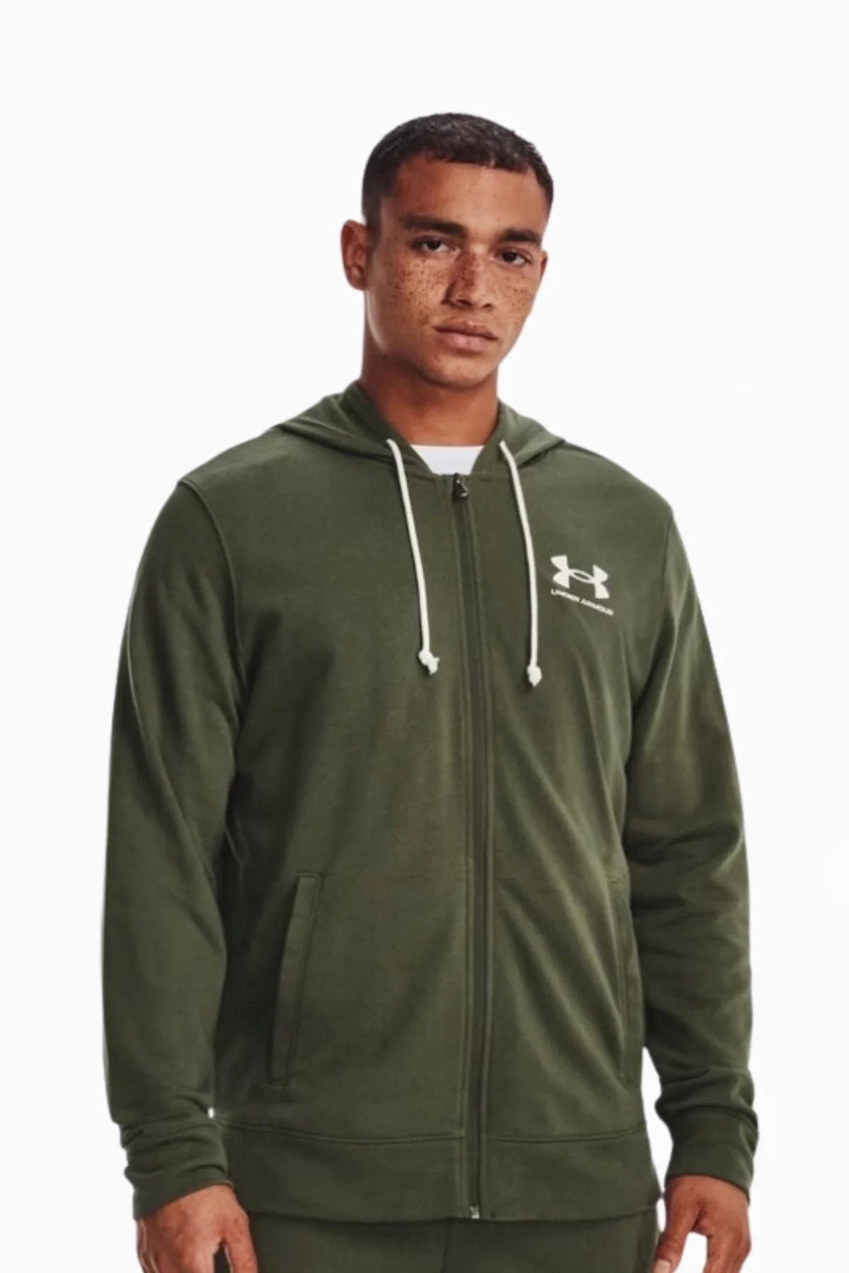Bluza z kapturem Under Armour Rival Terry LC - Zielony