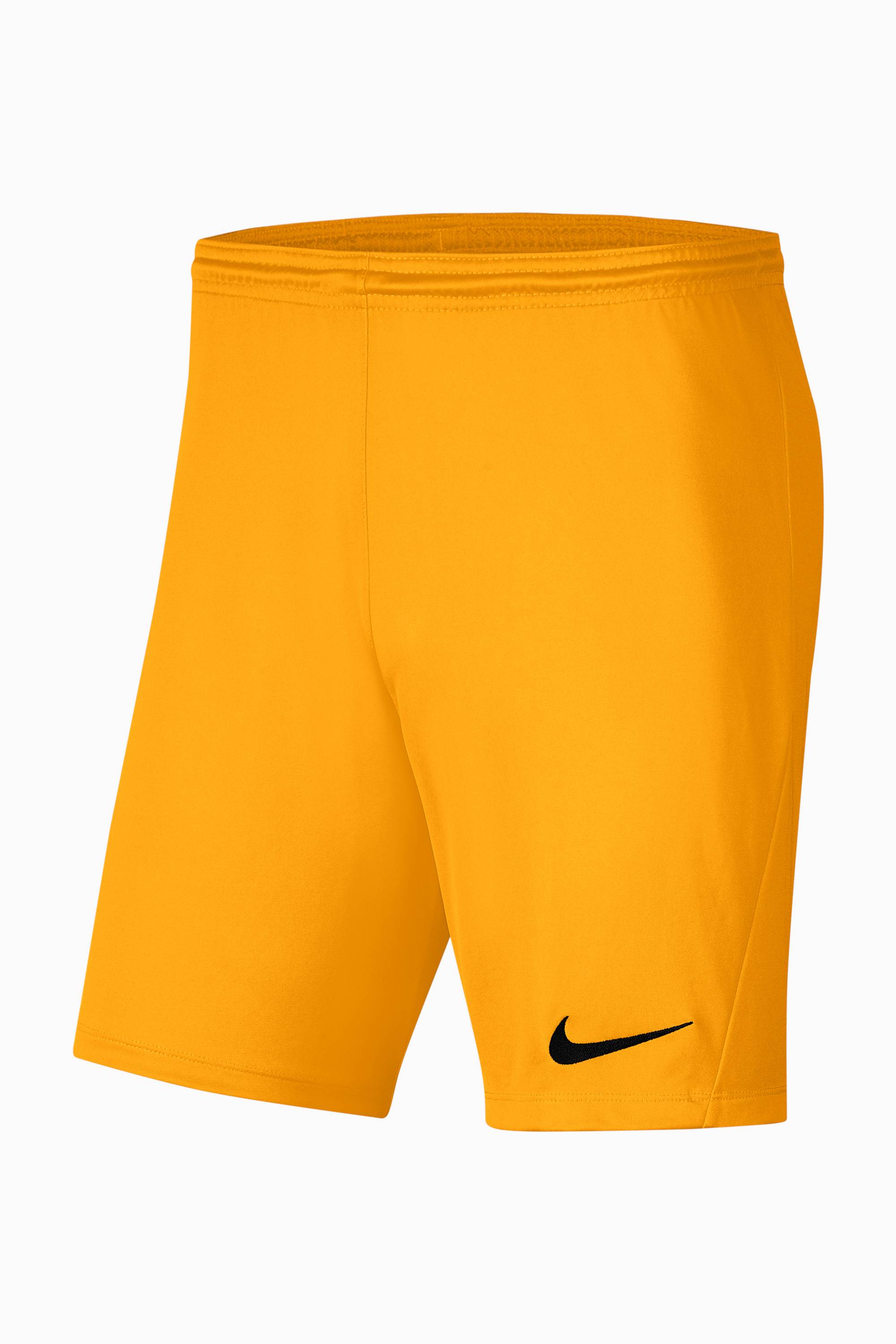 Spodenki Nike Dry Park III Junior - Żółty