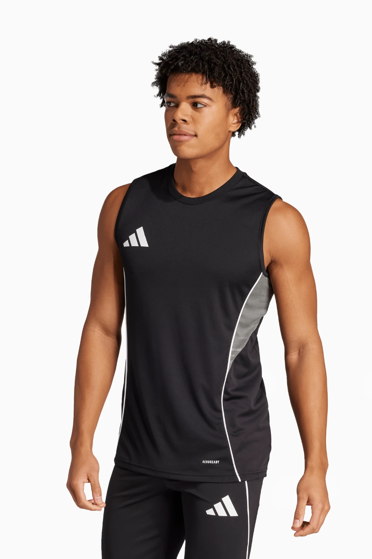 Koszulka bez rękawów adidas Tiro 25 Competition Training - Czarny