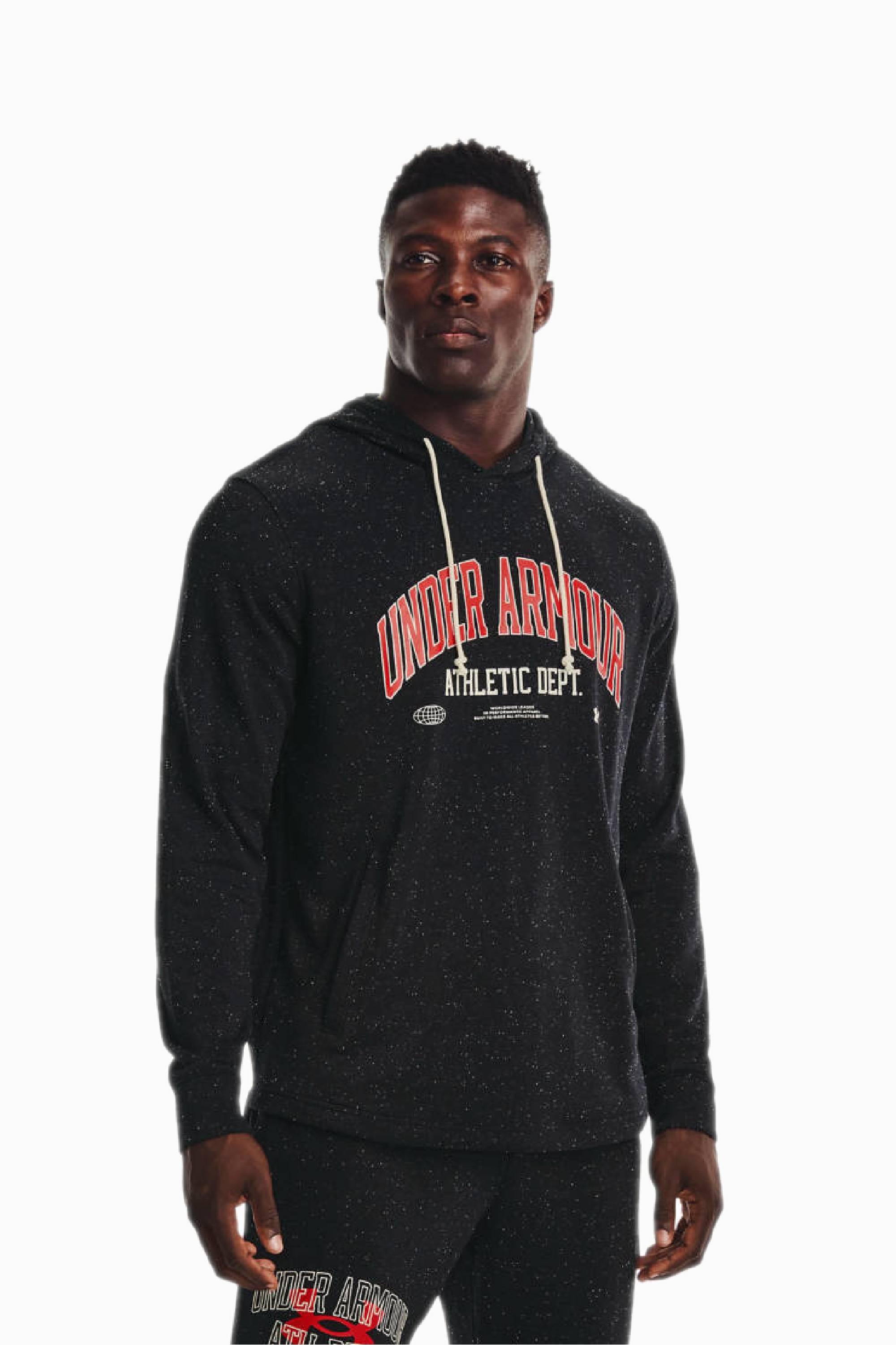 Bluza z kapturem Under Armour Rival Try Athletic Dept - Czarny