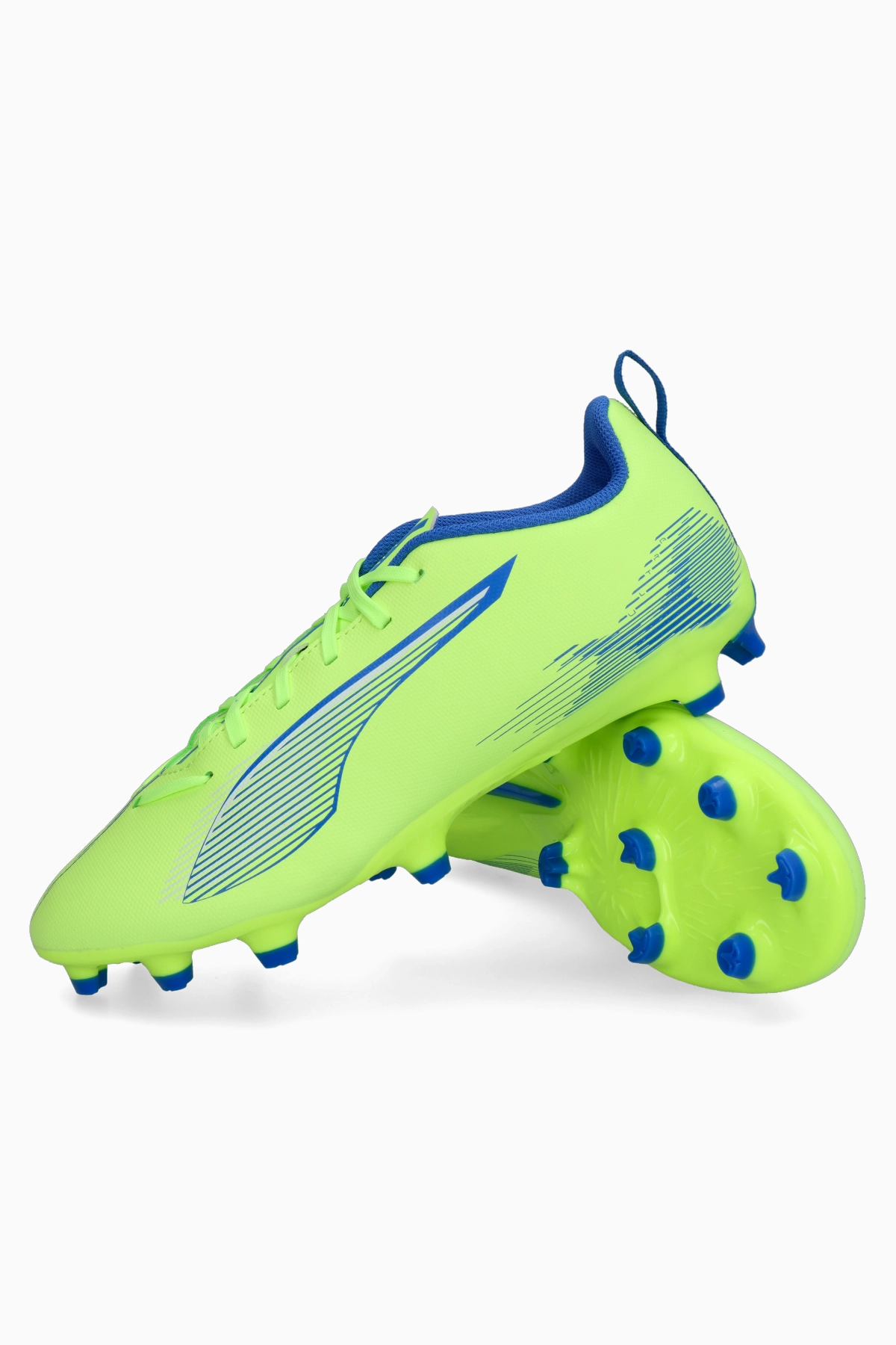 Korki Puma Ultra 5 Play FG/AG Junior - Limonkowy