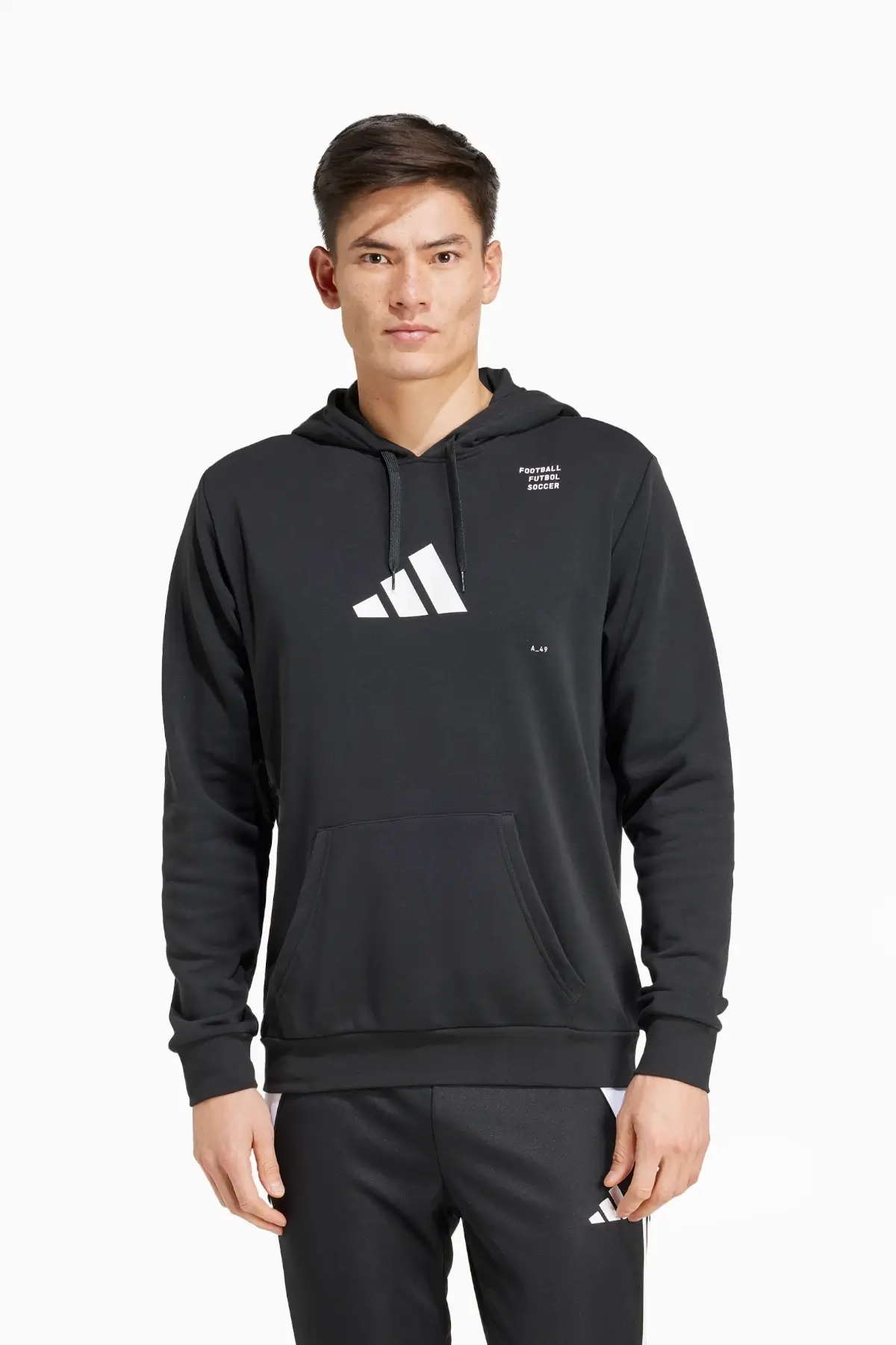 Bluza z kapturem adidas Football Category Graphic - Czarny