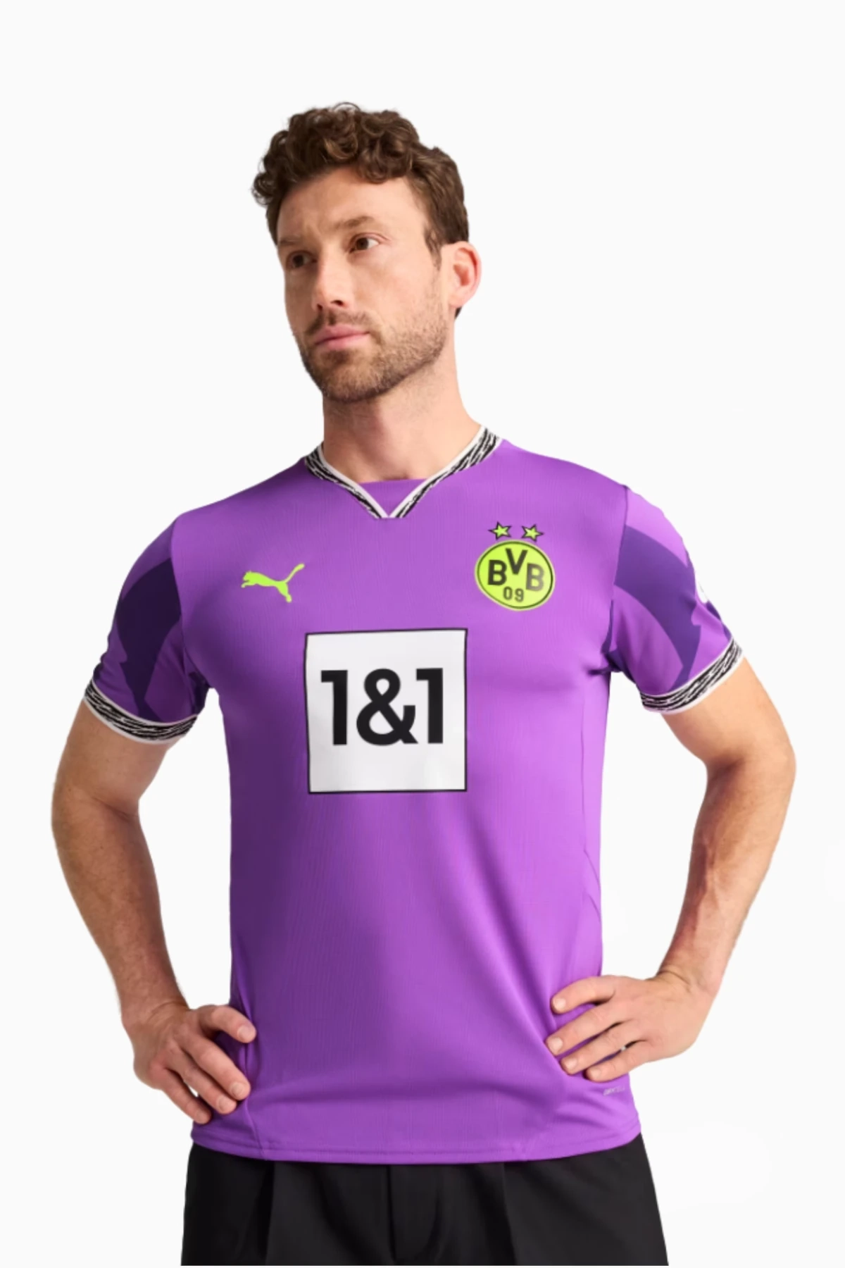 Koszulka Puma Borussia Dortmund 24/25 Wyjazdowa Anniversary Replica - Fioletowy