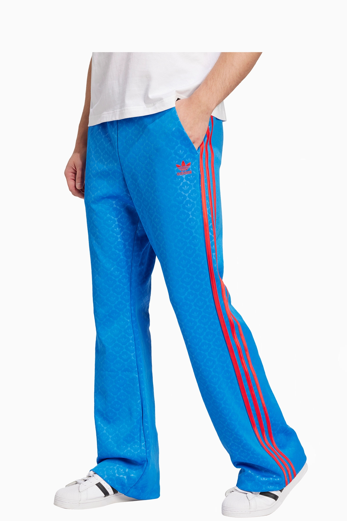 Spodnie adidas David Beckham Originals - Niebieski