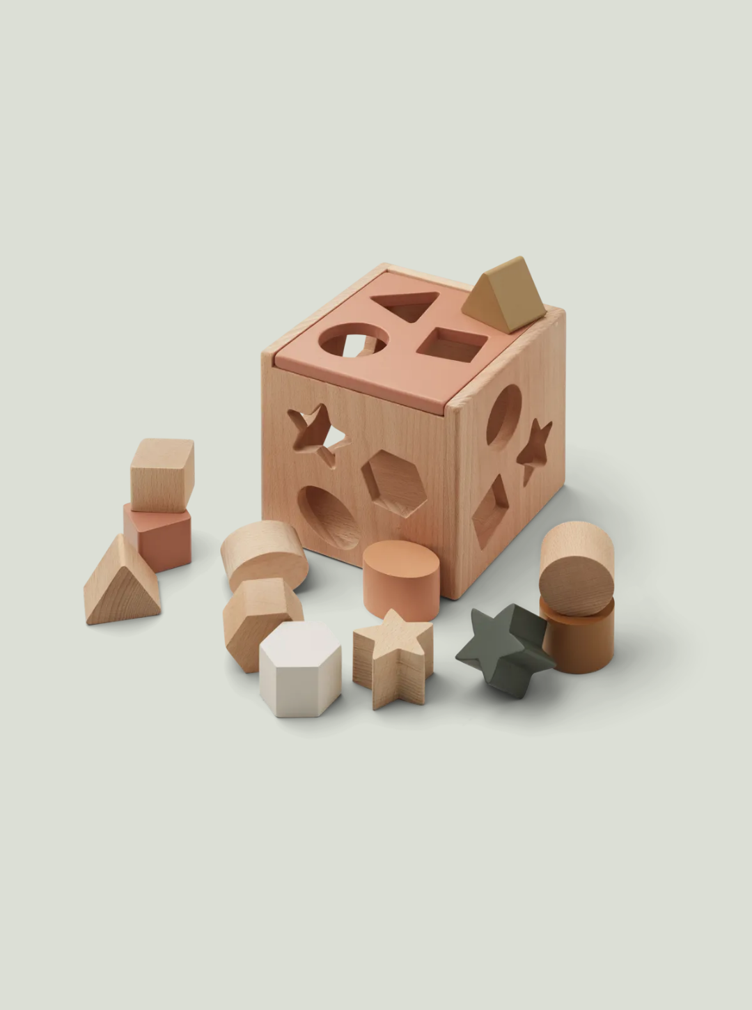Puzzle drewniane MARK PUZZLE CUBE rose LIEWOOD