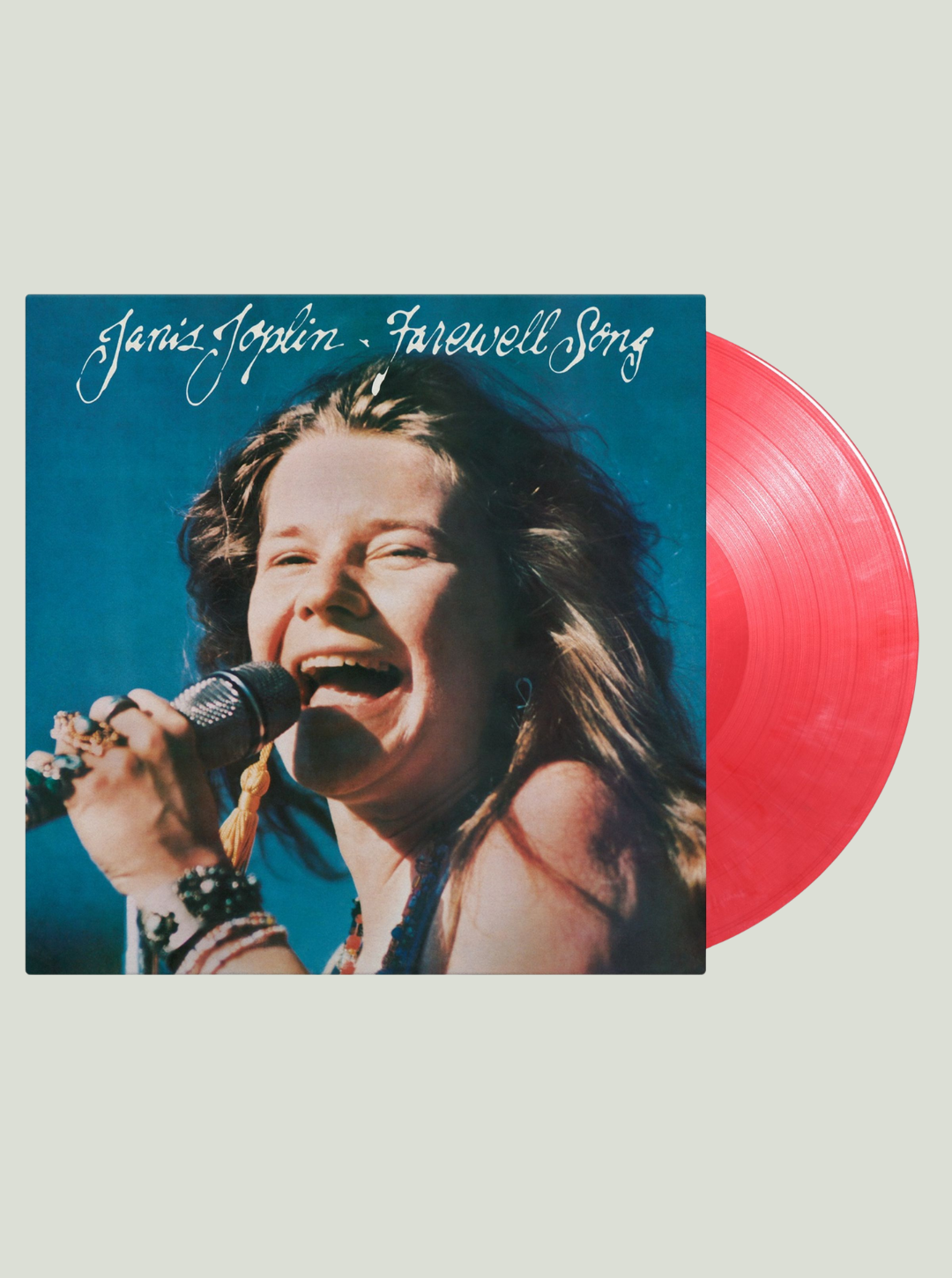 Płyta winylowa Janis Joplin - Farewell Song (180g) (Limited Numbered Edition) (Red & White Marbled Vinyl)