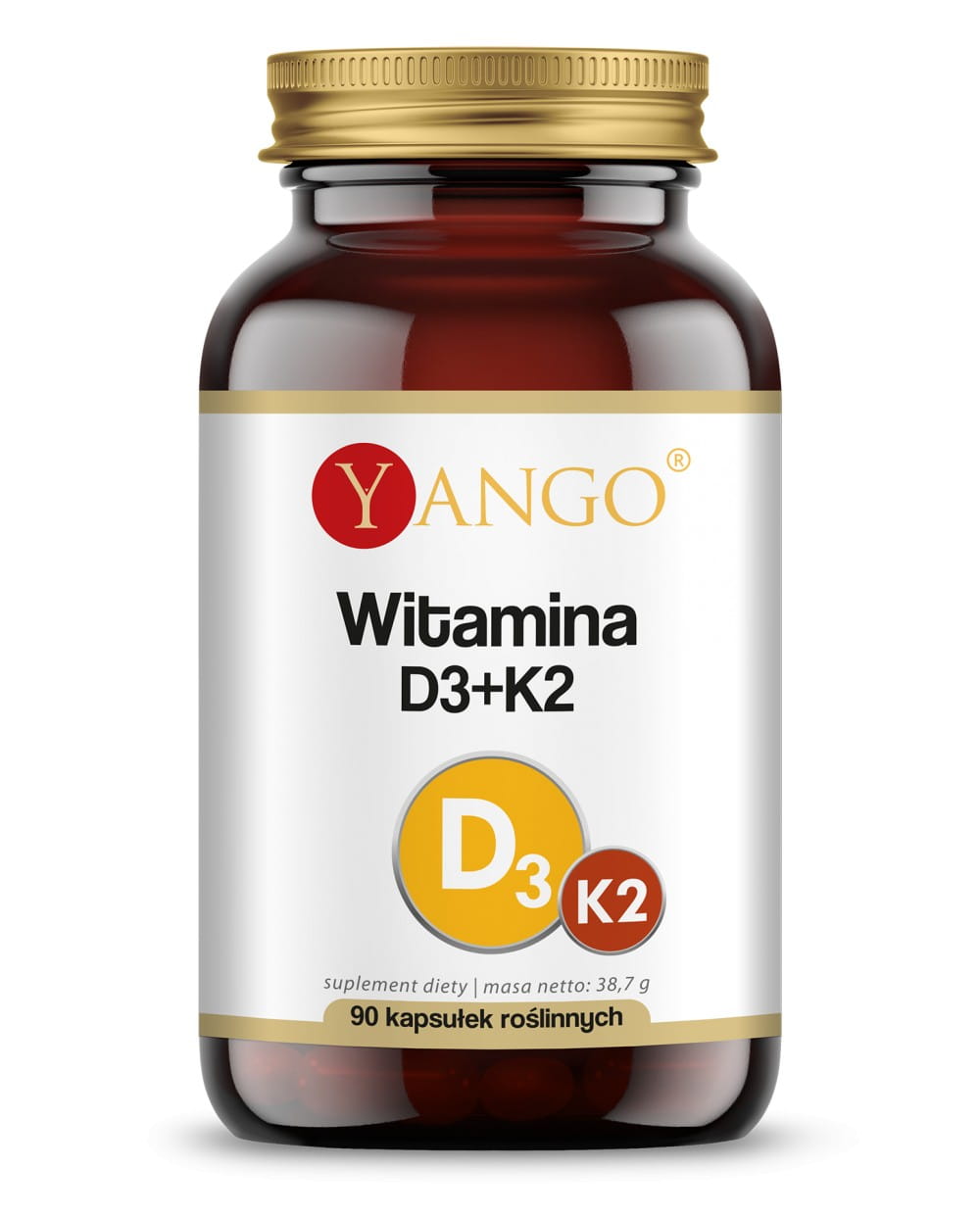 Witamina D3+K2 90kaps. Yango
