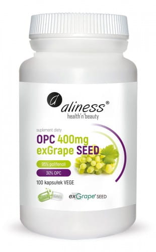 OPC exGrapeSeeds 400 mg x 100kaps. Aliness