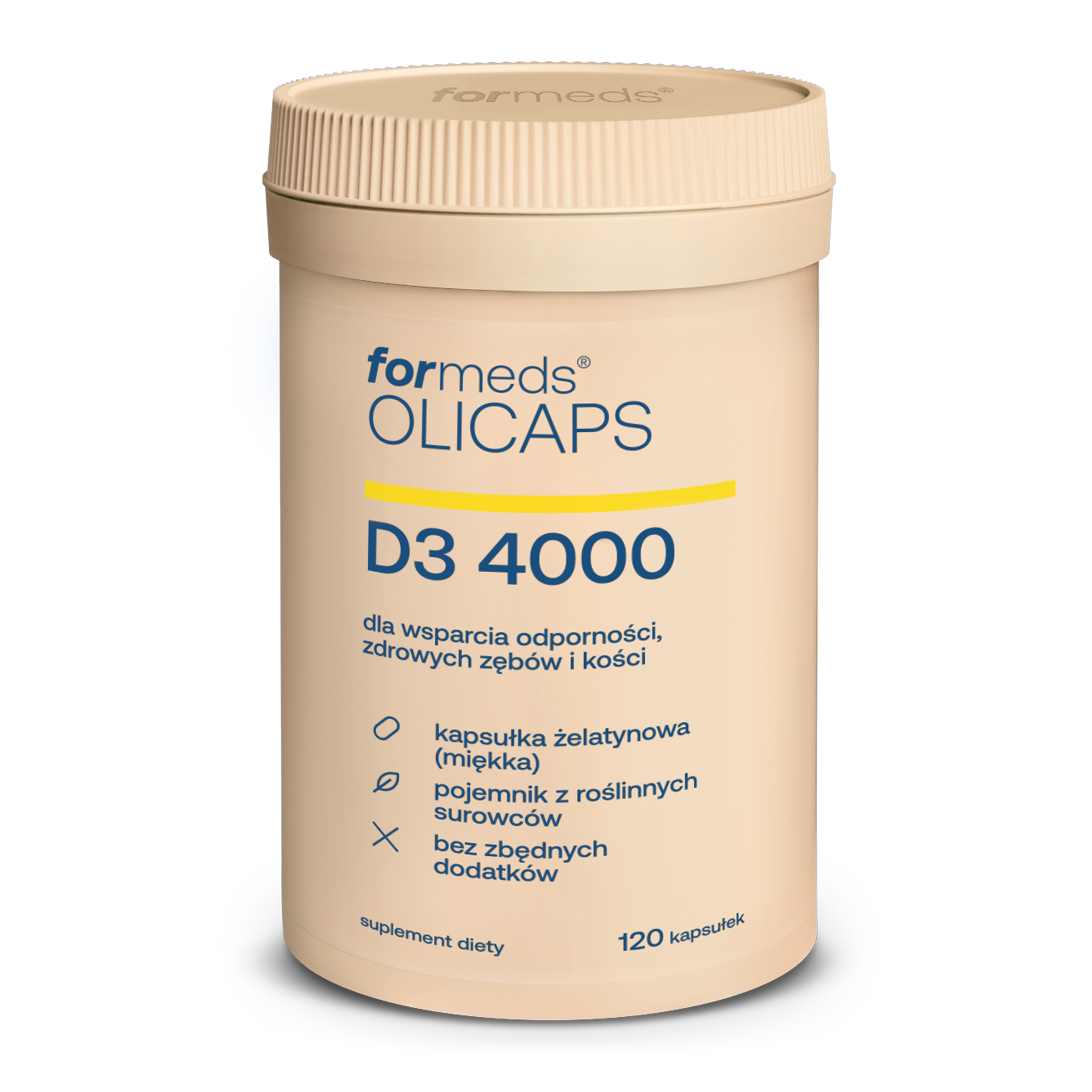 OLICAPS D3 4000 120kaps. Formeds